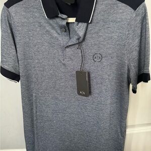 Armani Exchange Navy Polo Shirt